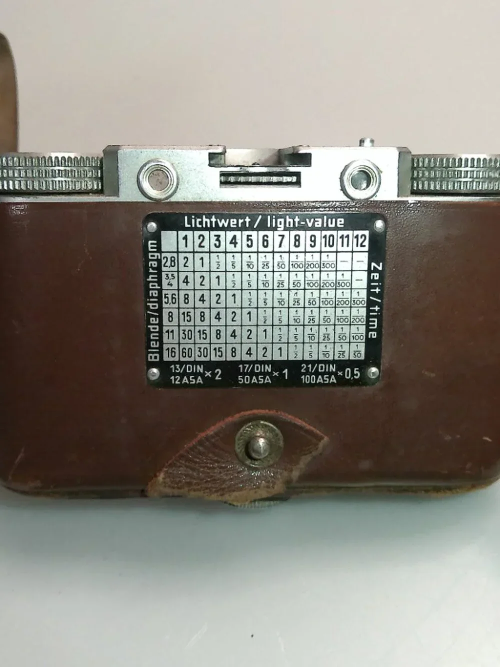 Braun Paxette Vintage Camera Steinheil Cassar 45mm f/2.8 Prontor-S w/ Case